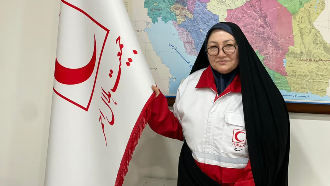همسر شهید «مسعود علی‌محمدی» سفیر صلح هلال‌احمر شد